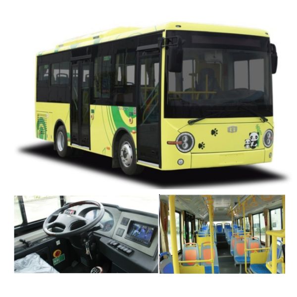 7.3m Городской дизельный автобус 25 мест Максимальная скорость 69 км/ч Выбросы IV Для общественного транспорта