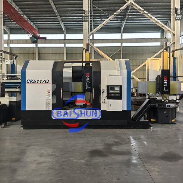 High Accuracy CK5117 CNC Single Column Guard Type Vertical Turret Lathe Machine For Metal