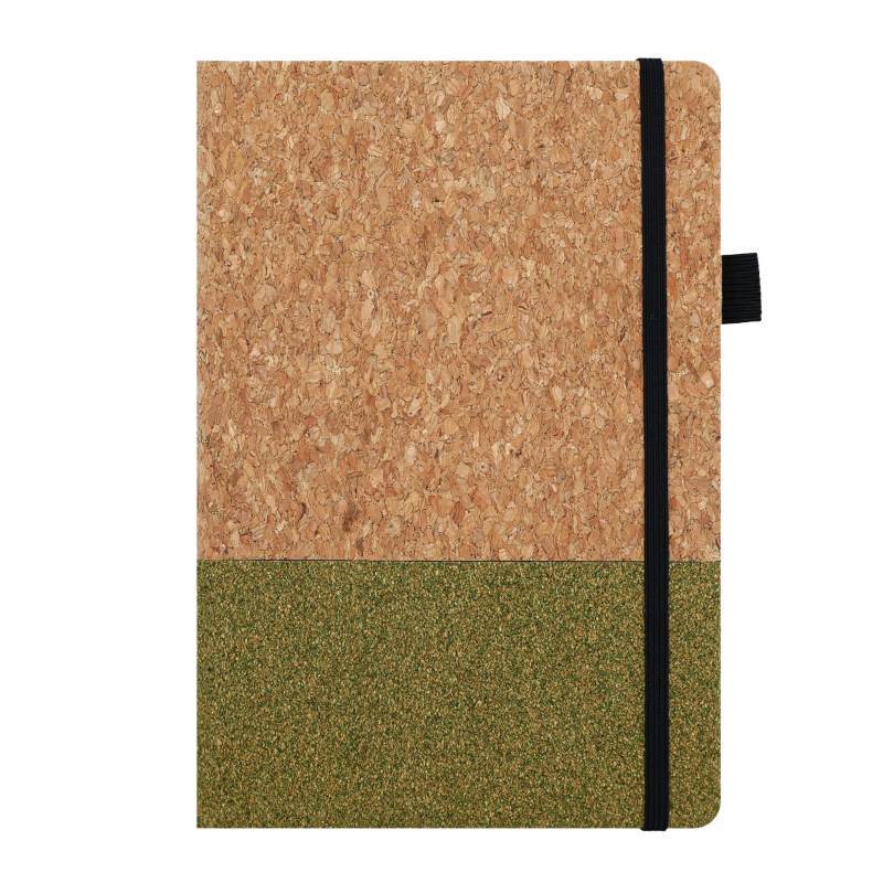 Custom Recycled Cork Cover Notebook Business Gift Set Hardcover Journal Eco Friendly