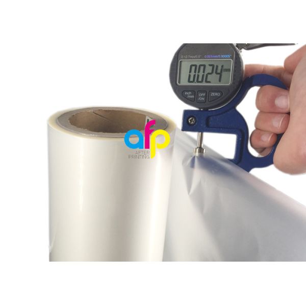 Printing / Packing Thermal Laminate Roll , Soft Heat Sealable BOPP Gloss Film