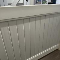 Green Material 6 H White Privacy Pvc Fence Panel UV Proof outdoor plastic fence panels