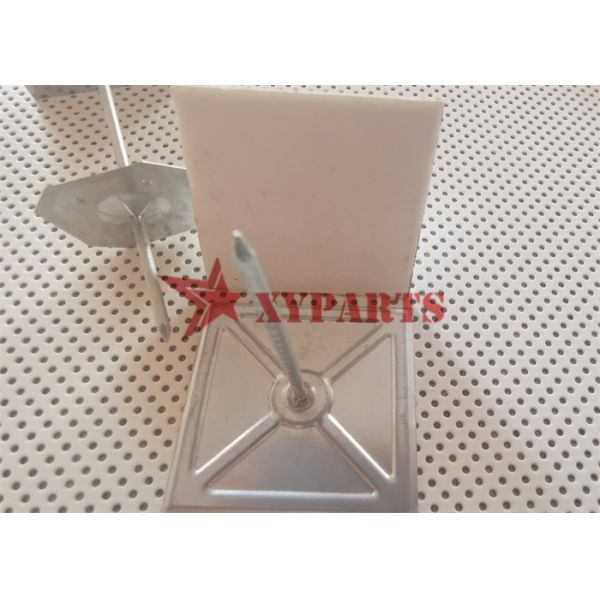 Air Condition Galvanized Steel Self Stick Insulation Nails With Metal Clips