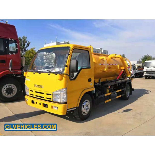 ISUZU Light duty Sewage Tanker Truck with 3360mm Wheelbase