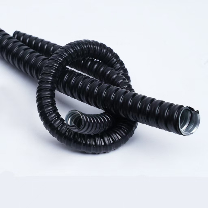 Interlocked Flexible Metal Conduit Waterproof PVC Coated Steel Flexible Conduit for Electrical Installation