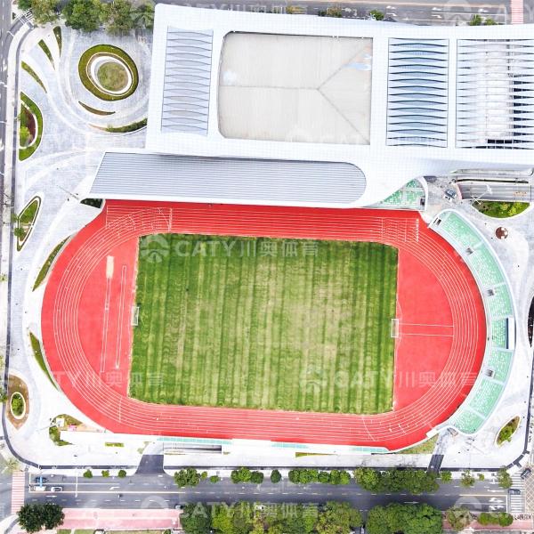 13mm IAAF Approved Automatic Installation Spay Coated Esp Semi-Prefabricated Rubber Running Track