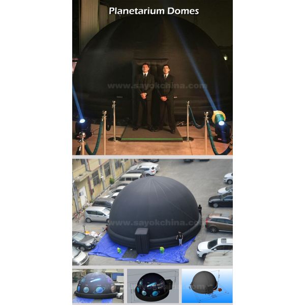 360 шатер планетария черноты портативной машинки проекции 5/6m купола раздувной