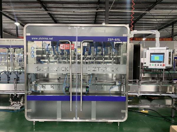 Linear Piston Gel Liquid Detergent Hand Soap Dishwasher Plastic Bottle Filling Machine