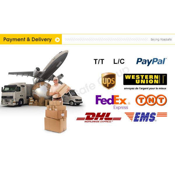 EVA Material Highway Safety Rolling Barrier/Rails & Rail Guards Safety Roller Guardrail Rolling Guard Rails System