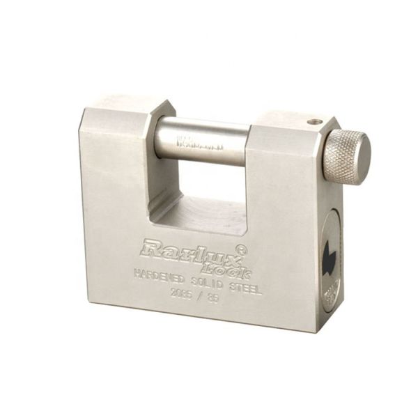 Rarlux 75/85mm Industrial Safety Durable Waterproof Stainless Steel Padlock Hot Selling Hardened Anti-theft Key Van Lock