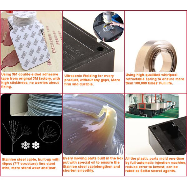 RUIWOR RW1005 Drop-shaped Security Tether with Adjust Lasso End