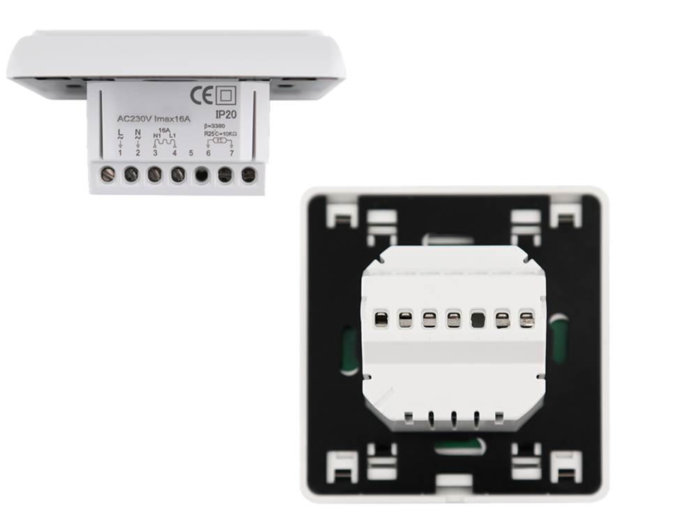 термостат комнаты электронного топления 230В Программабле с временем 6 в день