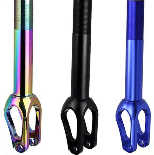 China Custom Pro Stunt Scooters Parts CNC Machining Manufacturer for forks pegs wheels decks