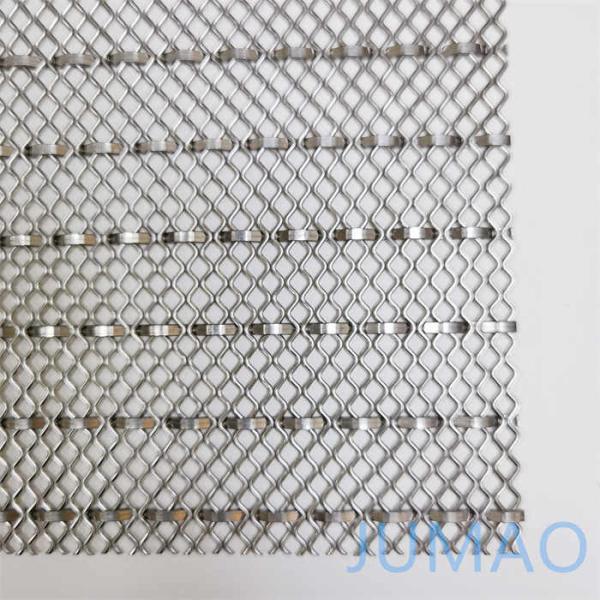 Braided Aluminum steel Architectural Mesh For Restaurant Construction