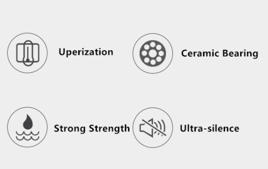 2 / Быстрый ход Handpiece головы анти- стягивания 4 отверстий зубоврачебный мини