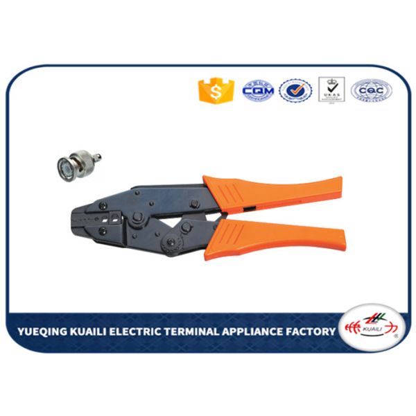 Ratchet Crimping Tool For Coaxial Connectors / Wire Crimper Tool