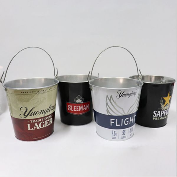 Олова Cannaburst контейнера барабанчика ведра вина металла Адвокатуры 3L логотип бронзового изготовленный на заказ