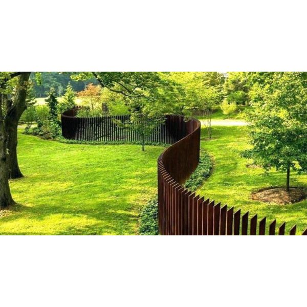 Пикетчика металла плана фермы сада загородка решетки Corten змейчатого ржавого стальная