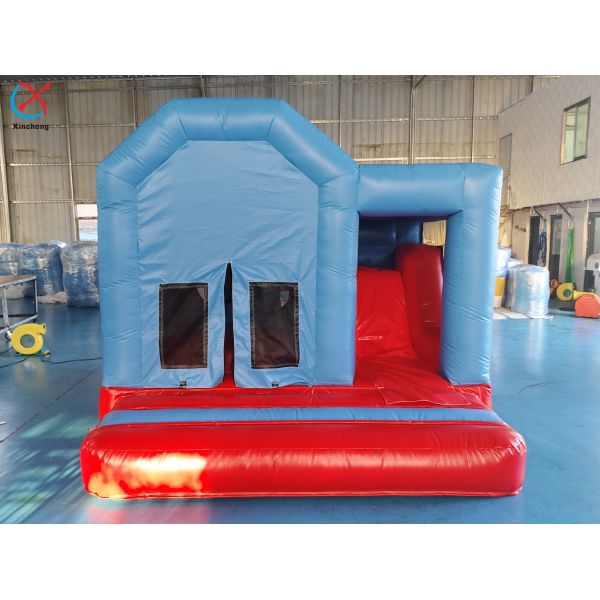 Manufacturer Custom Color Splicing Inflatable Elastic House Trampoline