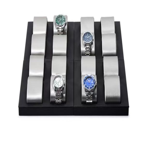 Dark Black Green Luxury Watch Display Watch Tray Organizer OEM ODM