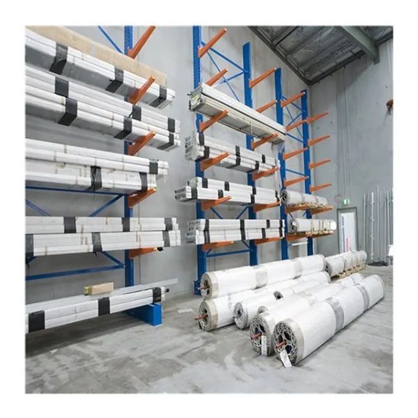 Single / Double Side Outdoor Cantilever Storage Racks Heavy Duty Galvanized