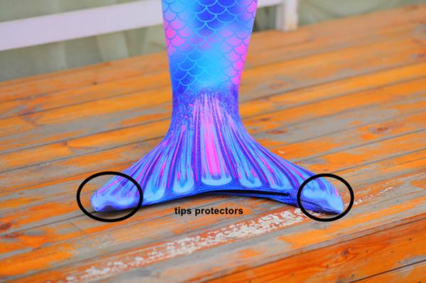 Stretchy Childrens Mermaid Tails Anti - UV 3D Colorful Printing Fabric