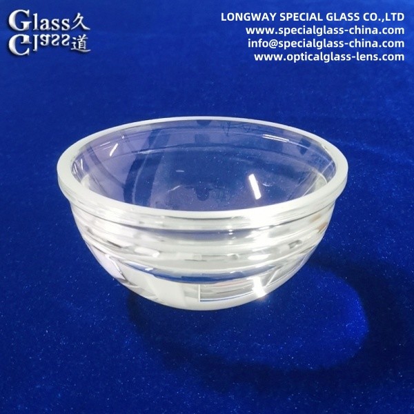 Durable Thermal Resistant Borosilicate Glass Lens For Mining Light Covers