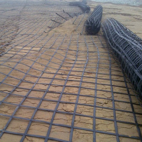 1m-6m PP Biaxial Geogrid Designed For Road Construction Project