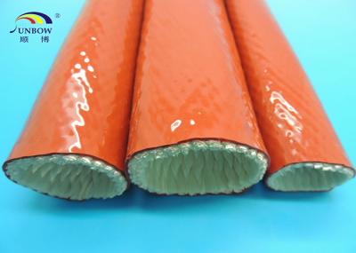 6mm To 130mm Colorful Insulation Braided Silicone Coated Glassfiber Fireproof Sleeve