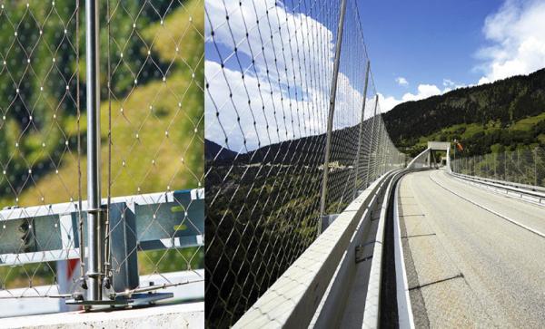 Aisi 304 316 Stainless Steel Cable Mesh Anti Corrosion