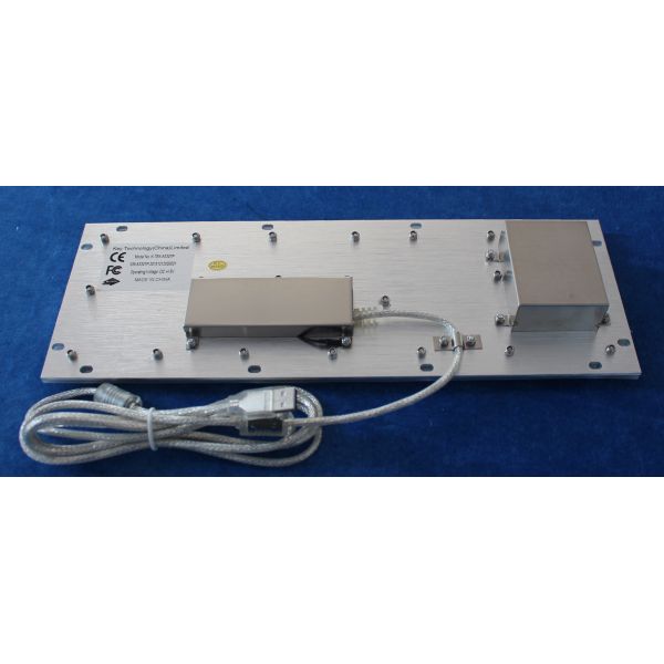 Stainless steel vandal - proof panel mount  Industrial Mini Keyboard / metallic keyboard