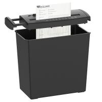 5 hojas A4 mini máquina de trituración de papel para uso doméstico y de oficina con 10L Bin S606B