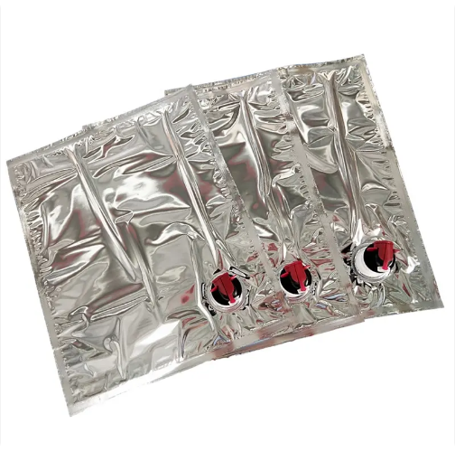 Leakproof Food Grade Aluminized Transparent Bag In Box For Liquid Packing