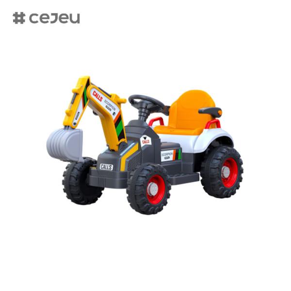 GJ-6V4.5AH Passeio de plástico no trator/Música/Educação precoce/Luz