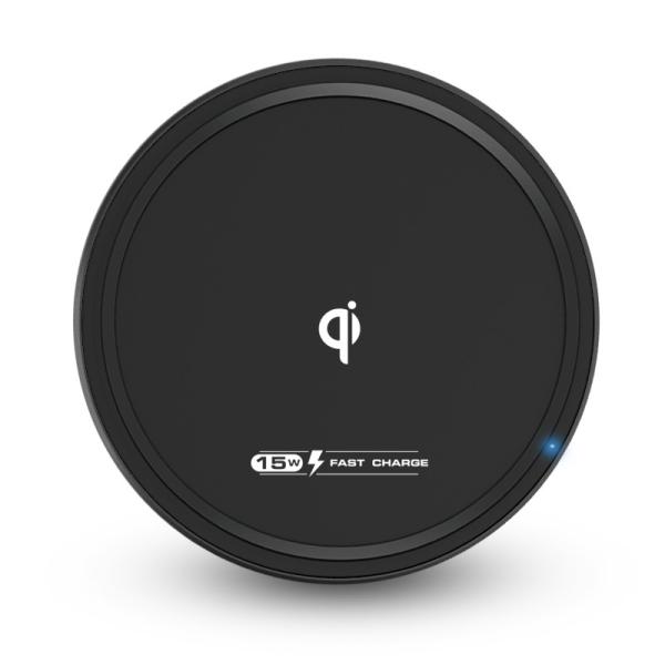 PC Material 15W Qi Certified Wireless Charging Pad Four charge modes