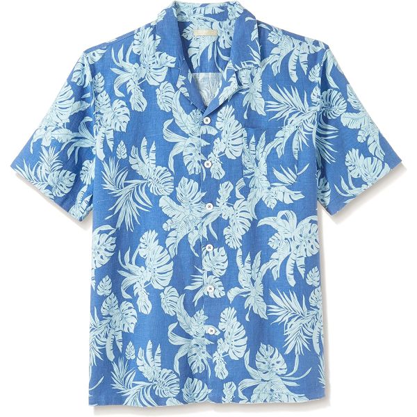 Vintage 45% Viscose Hawaiian Mens Casual Short Sleeve Shirts Button Up Relaxed Fit