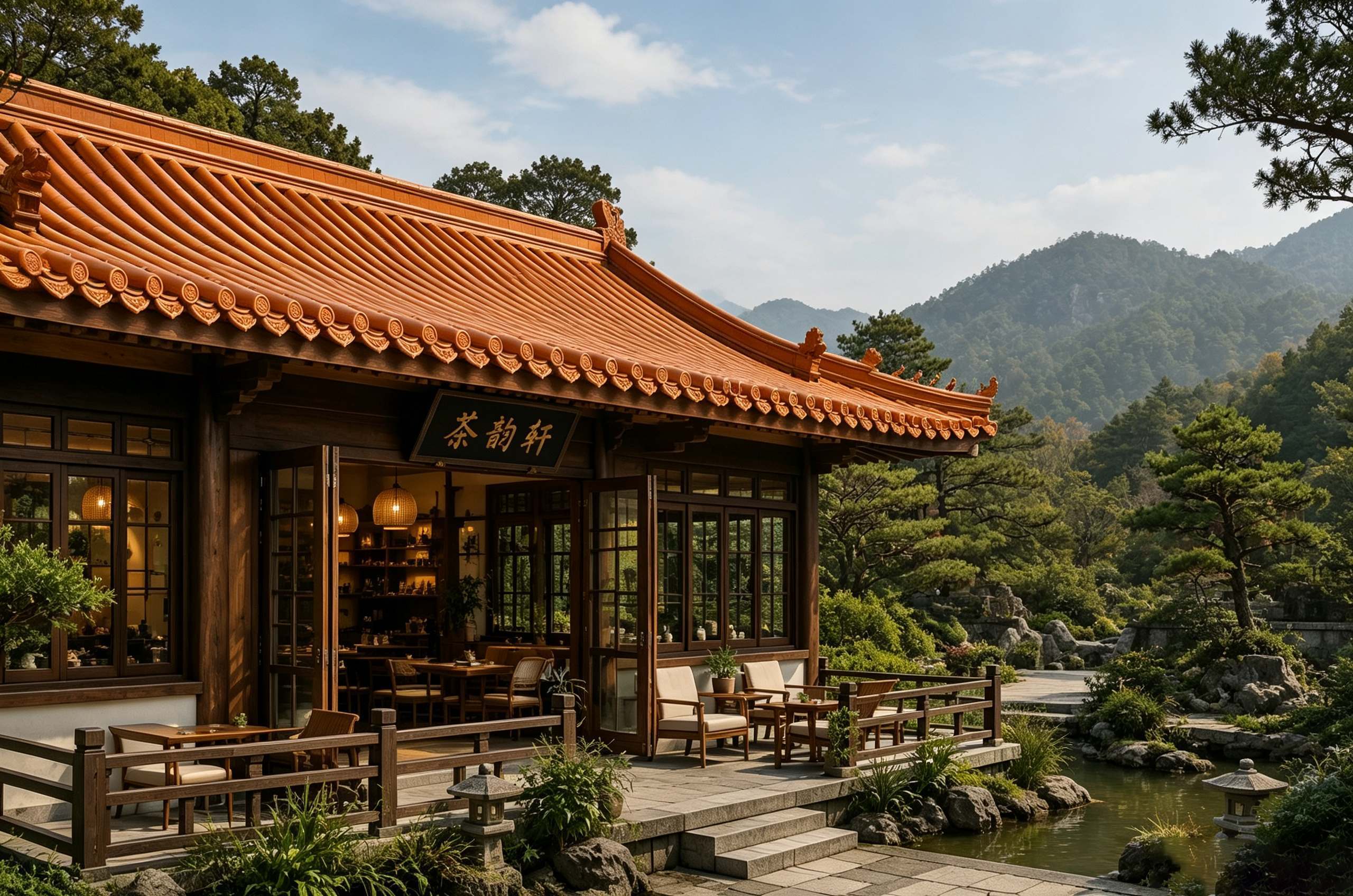 Chinese Glazed Clay Roof Tiles Set with Ridge and Eaves Tiles for Traditional Architecture Garden Pavilion and Heritage Projects
