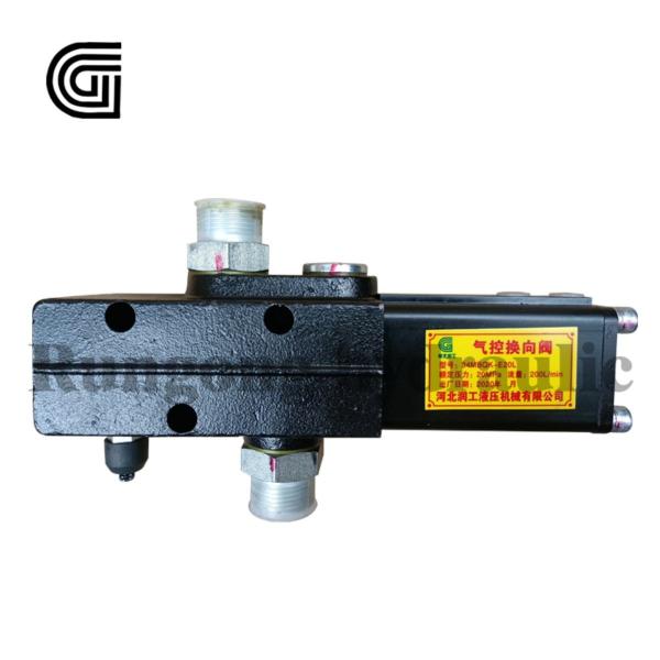120 L/Min Dump Truck Lift Valve Pneumatic Control Safe Overflow