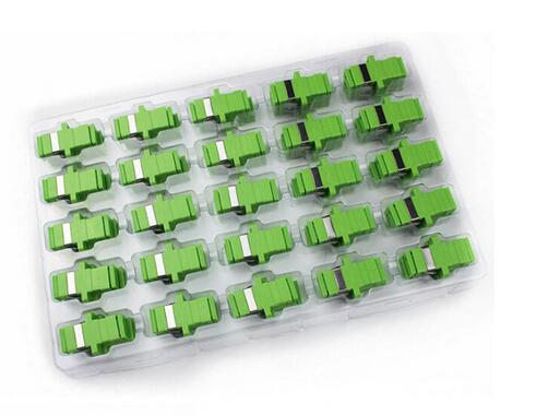 Press - Fit Elastic Iron SM SC UPC Adapter , IEC 60794 Fiber Fast Connector