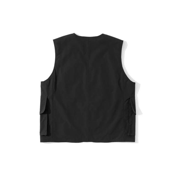                  Vintage Fall Fashion Multi Pocket Solid Casual Cargo Sleeveless Vest             