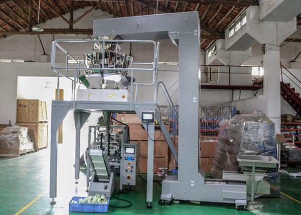 Dry Or Fresh Vegetable Automated Packing Machine With Nitrogen Gas Filling