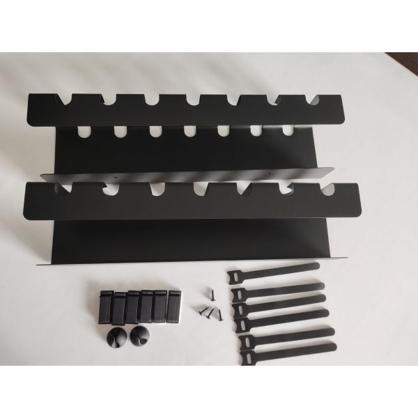 Покрытие порошковым покрытием Домашний офис Стенный потолок Монтажный стол Раковина для управления кабелями Трей с сцеплением C