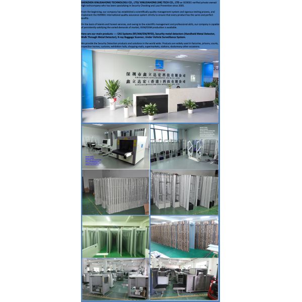 Competitive price multi-zone Archway walk through metal detector gate