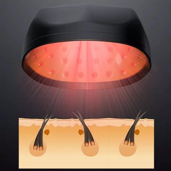 Тип шляпа фотона терапией красного света крышки LLLT лазера диода для роста волос
