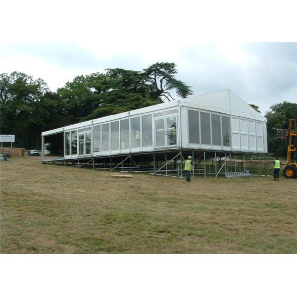 15m By 30m Christmas Festival Tent With Double Glass - Wing Door