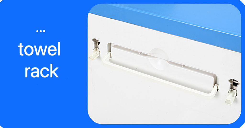 Armoire de lit en plastique épaissie en ABS médical en couleur personnalisée pour les patients généraux