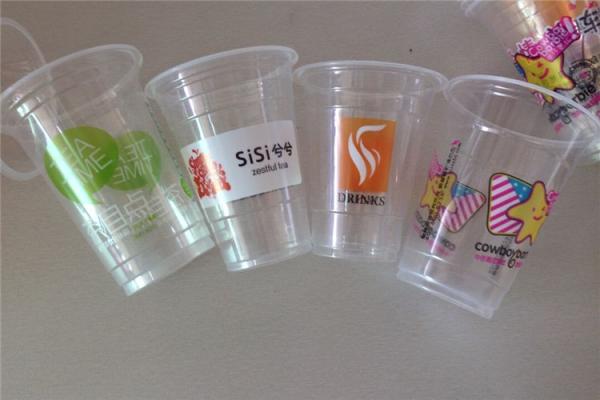 PET Plastic Type and Plastic Material disposable juice cup, 12oz disposable logo plastic cups