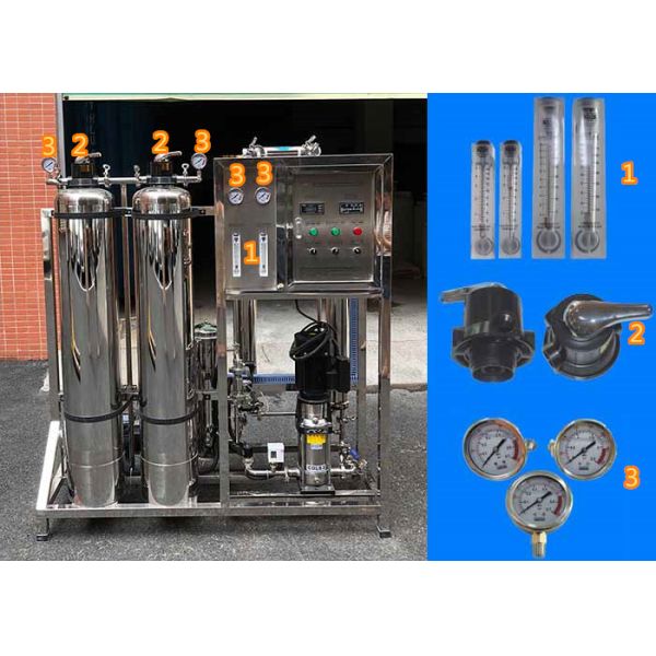 UV Sterilizer RO Water Treatment System / Water Purifier Plant Reverse Osmosis Water Machine
