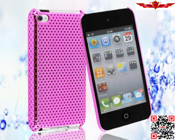 New Fashion Design Brand New Electroplating PC Cover Case For Ipod Touch 4 Multi Color