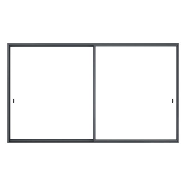 Aluminum Alloy Sliding Window with Fixed Safety Guardrail Double Glazed Soundproof for House Architecture