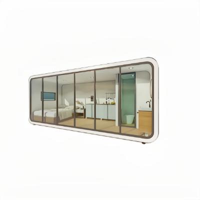 Quadro de aço galvanizado Casa de contêineres moderna para cápsula de jardim e cabine de maçã
